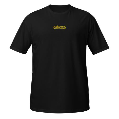 T-shirt CATWORLD Logo Brodé 🐱 - Édition Classique