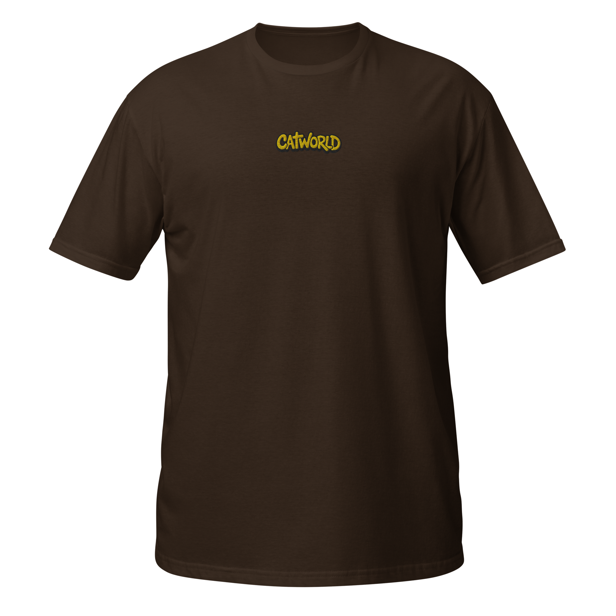 T-shirt CATWORLD Logo Brodé 🐱 - Édition Classique