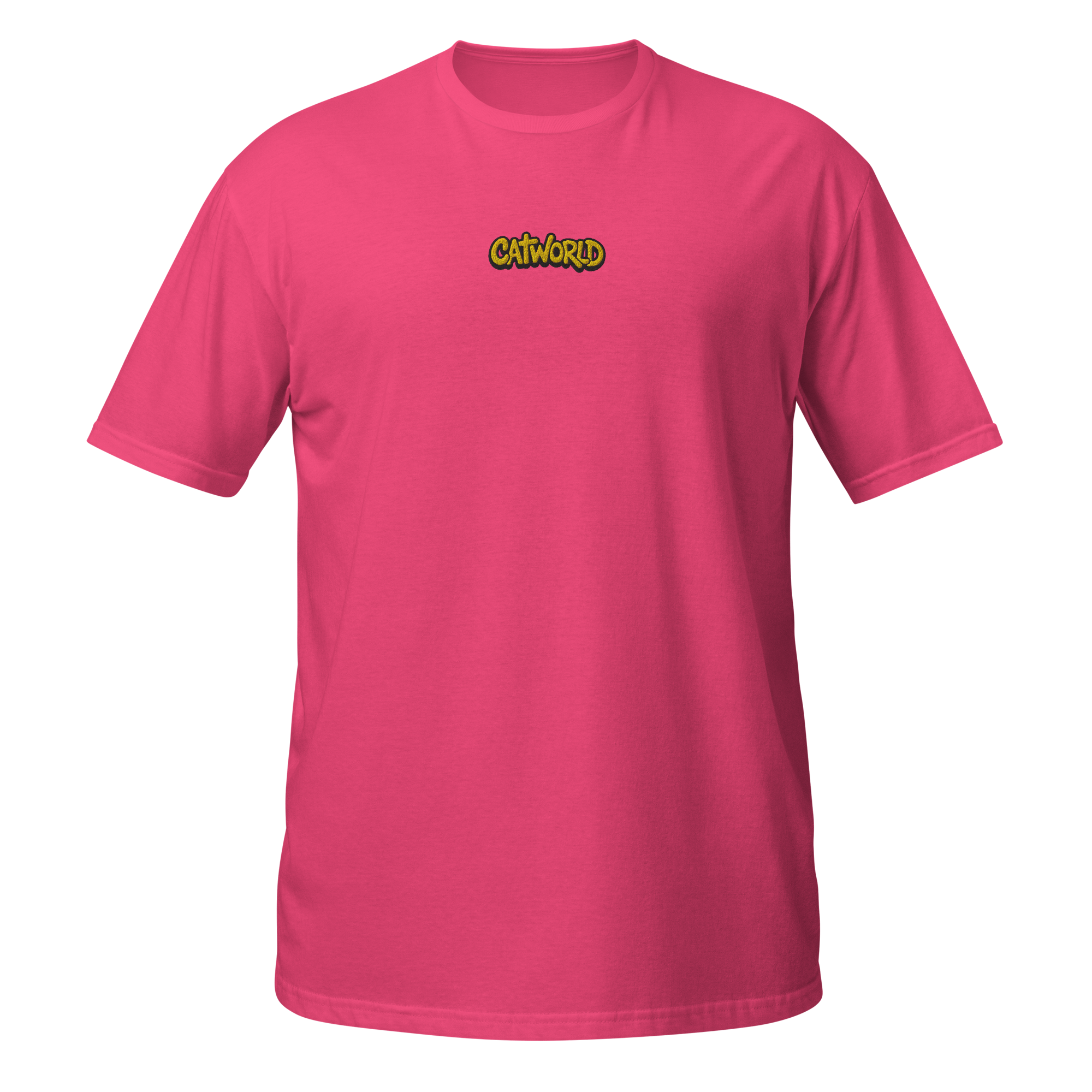 T-shirt CATWORLD Logo Brodé 🐱 - Édition Classique