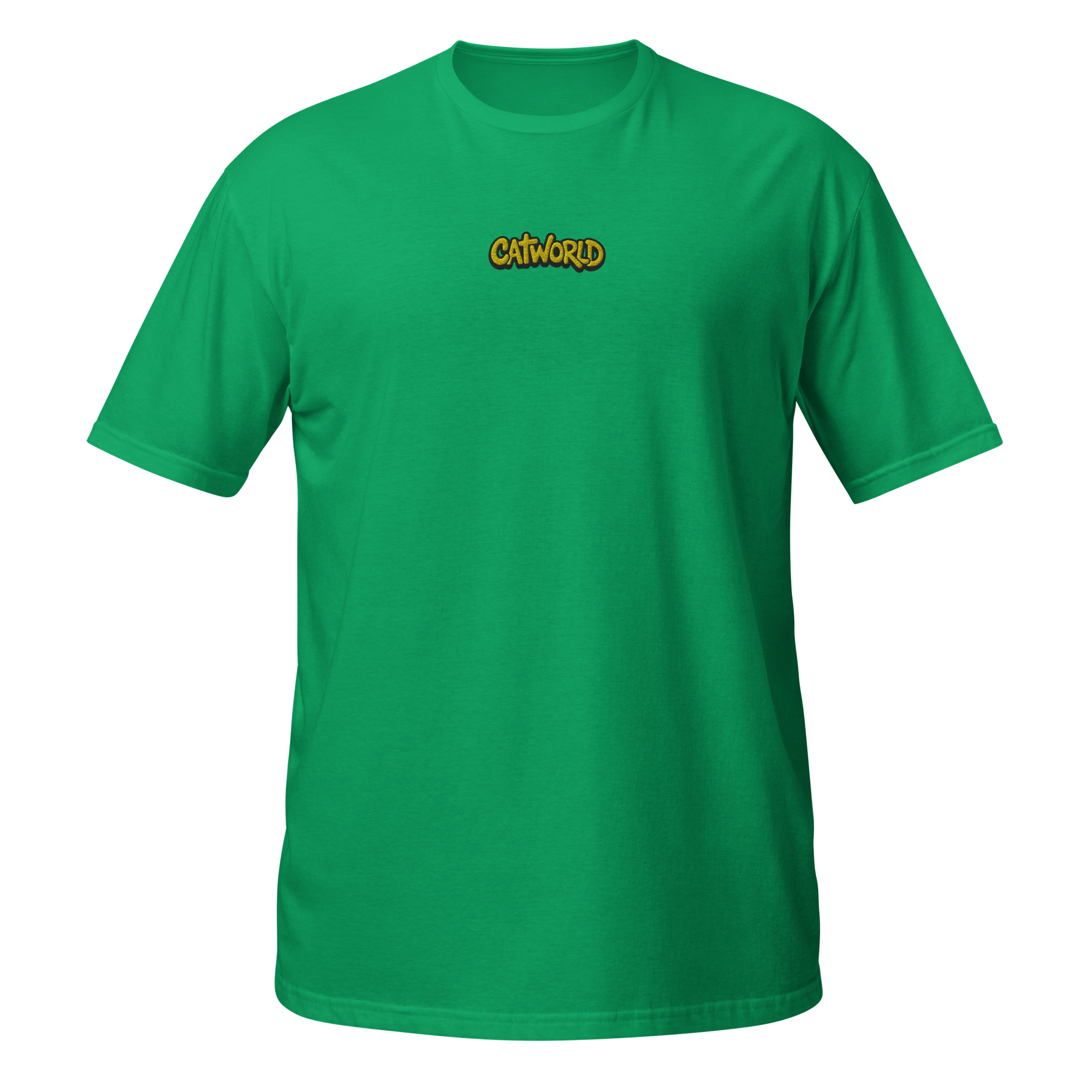 T-shirt CATWORLD Logo Brodé 🐱 - Édition Classique