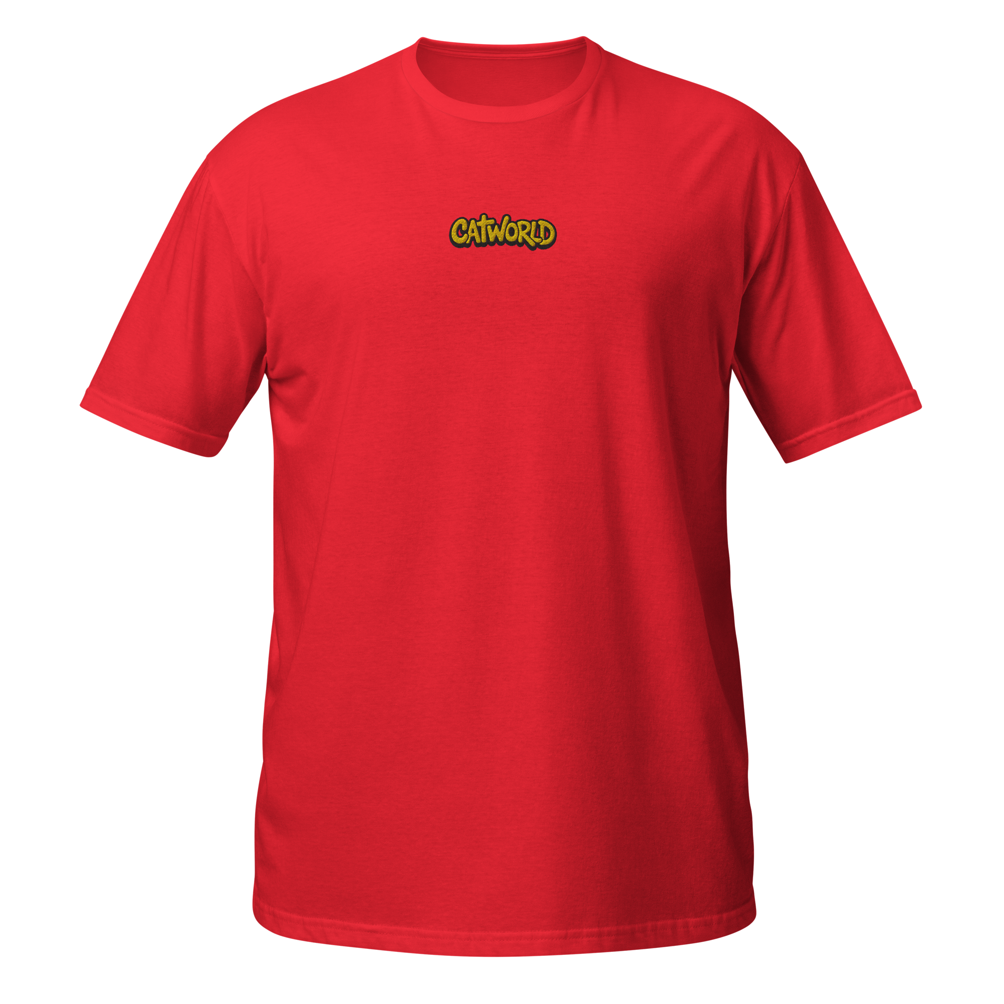 T-shirt CATWORLD Logo Brodé 🐱 - Édition Classique